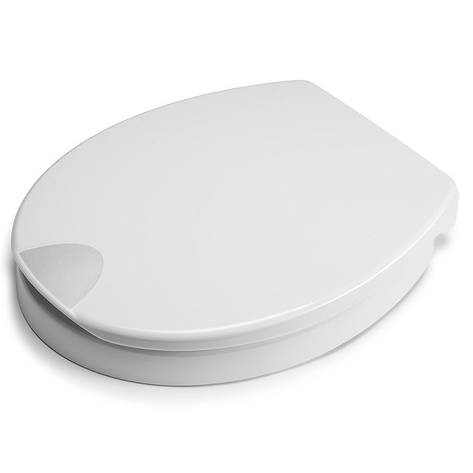 Croydex Raised White Toilet Seat - WL400522H Standard Large Image
