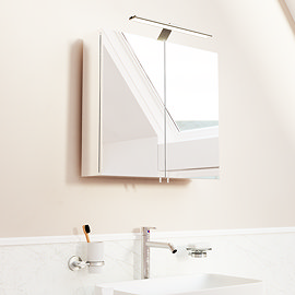 Croydex Rechargeable Cabinet & Mirror Light - Silver