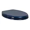 Croydex Safeflush Toilet Seat - Blue - WL110924H Large Image