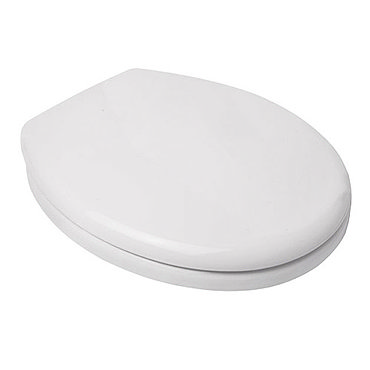 Croydex Safeflush Toilet Seat - White - WL110922H  Profile Large Image