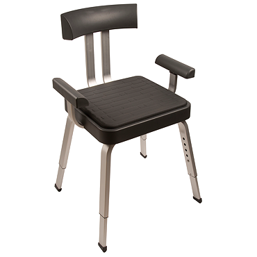 Croydex Serenity Shower Chair - Charcoal
