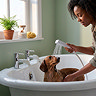 Croydex Shampoo Spray Shower Hose - White