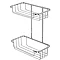 Croydex Shower Storage Basket Chrome - 2 Tier  Feature Large Image