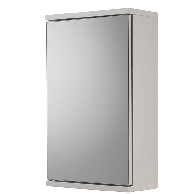 Croydex Simplicity Single Door Corner Cabinet - WC257222  Feature Large Image