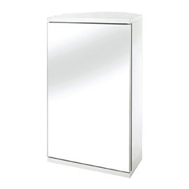 Croydex Simplicity Single Door Corner Cabinet - WC257222 Medium Image