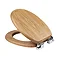 Croydex Sit Tight Bloomfield Solid Oak Soft Close Toilet Seat - WL531176H Large Image