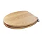 Croydex Sit Tight Fitzroy Solid Oak Soft Close Toilet Seat - WL531276H Feature Large Image