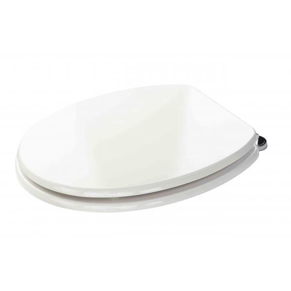 Croydex Sit Tight Jackson White Toilet Seat - WL530022H  Profile Large Image