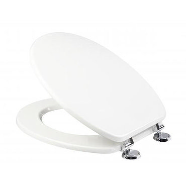Croydex Sit Tight Jackson White Toilet Seat - WL530022H  Profile Large Image
