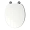 Croydex Sit Tight New England White Toilet Seat - WL530822H Profile Large Image