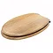 Croydex Sit Tight Watson Teak Effect Soft Close Toilet Seat - WL533386 Feature Large Image