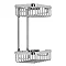 Croydex Slimline Aluminium Two Tier Shower Basket - QM786041  Profile Large Image