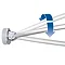Croydex Space Saving Shower Curtain Rod - AD179441 Profile Large Image
