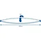 Croydex Space Saving Shower Curtain Rod - AD179441 In Bathroom Large Image