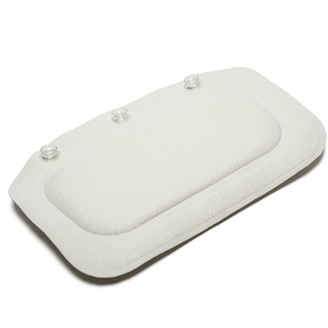 Croydex Standard Bath Pillow - White - BG207022  Standard Large Image