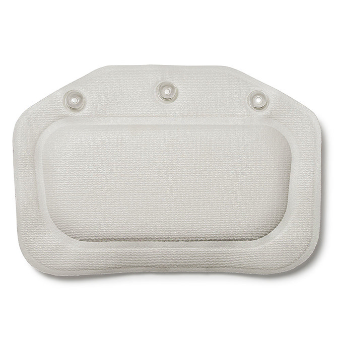 Croydex Standard Bath Pillow - White - BG207022  In Bathroom Large Image