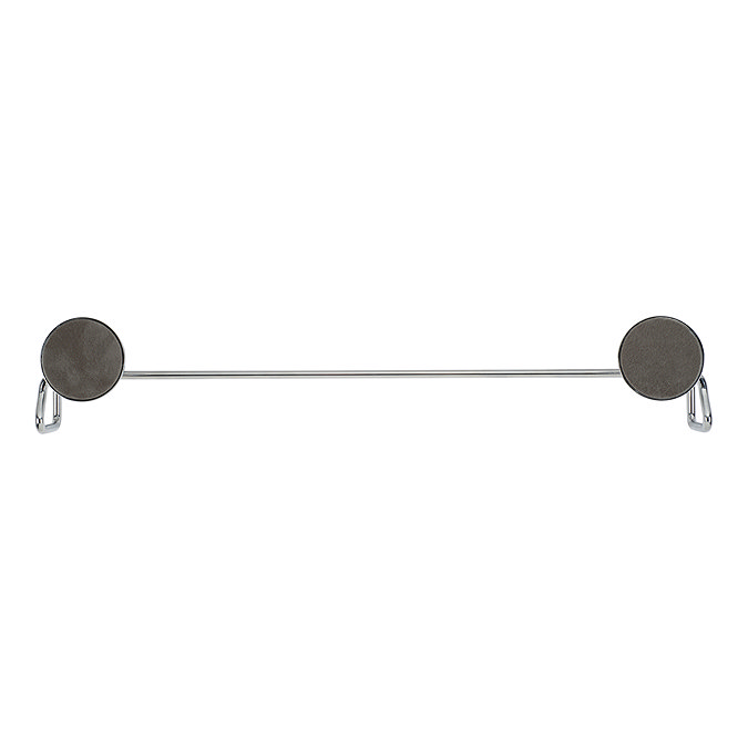 Croydex Stick 'N' Lock Towel Rail - Chrome
