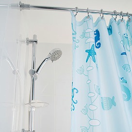 Croydex Stick 'n' Lock 8' 6" Telescopic Tension Rod - AD102100 Large Image