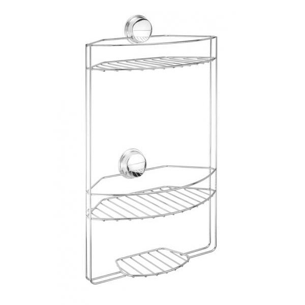 Croydex Stick N Lock Plus 3 Tier Storage Basket - QM284341 Large Image