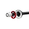 Croydex Stick N Lock Premium Telescopic Rod - Matt Black - AD230021  Feature Large Image