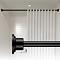 Croydex Stick N Lock Premium Telescopic Rod - Matt Black