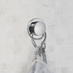 Croydex Stick 'N' Lock Robe Hook - Chrome
