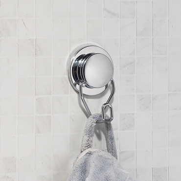 Croydex Stick 'N' Lock Robe Hook - Chrome