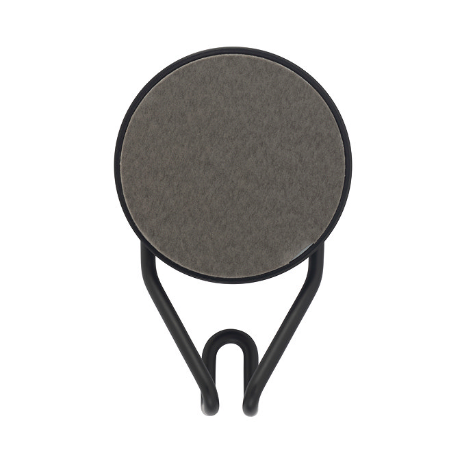 Croydex Stick 'N' Lock Robe Hook - Matt Black