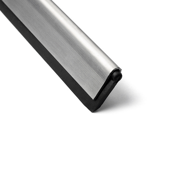 Croydex Stick 'N' Lock Shower Squeegee & Holder - Matt Black