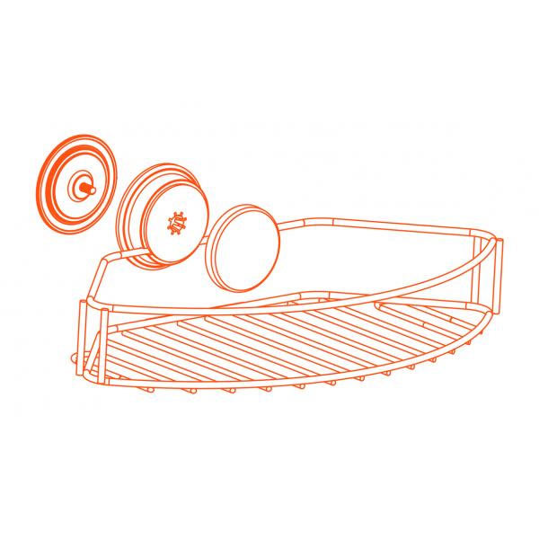 Croydex Stick 'N' Lock Toilet Roll Holder - QM281141 Feature Large Image