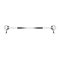 Croydex Stick n Lock Towel Rail - Chrome