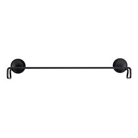 Croydex Stick 'N' Lock Towel Rail - Matt Black