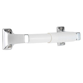 Croydex Sutton Spindle Toilet Roll Holder - QM731141 Large Image