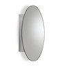 Croydex Tay Oval Mirrored Door Cabinet - WC870105  Standard Large Image