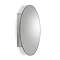 Croydex Tay Oval Mirrored Door Cabinet - WC870105  Standard Large Image