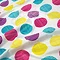 Croydex Textured Dots Textile Shower Curtain W1800 x H1800mm - AF288115 Standard Large Image