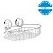 Croydex Twist N Lock Small Storage Basket - Chrome - QM345941 Large Image