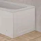 Croydex Unfold 'N' Fit End Bath Panel - Gloss White - WB995022 Large Image
