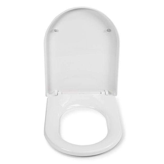 Croydex Varano Flexi-Fix D-Shaped Soft Close Quick Release Toilet Seat