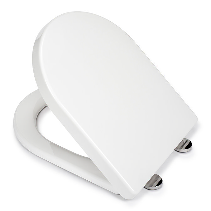 Croydex Varano Flexi-Fix D-Shaped Soft Close Quick Release Toilet Seat