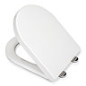 Croydex Varano Flexi-Fix D-Shaped Soft Close Quick Release Toilet Seat