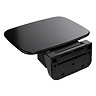 Croydex Wall Mounted Fold-Away Shower Seat - Black