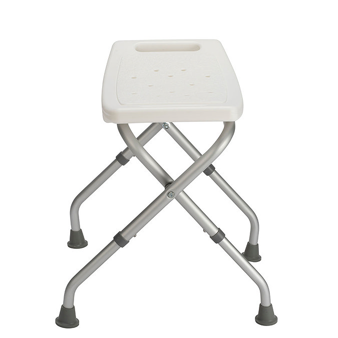 Croydex White Adjustable Bathroom & Shower Seat - AP100122  In Bathroom Large Image