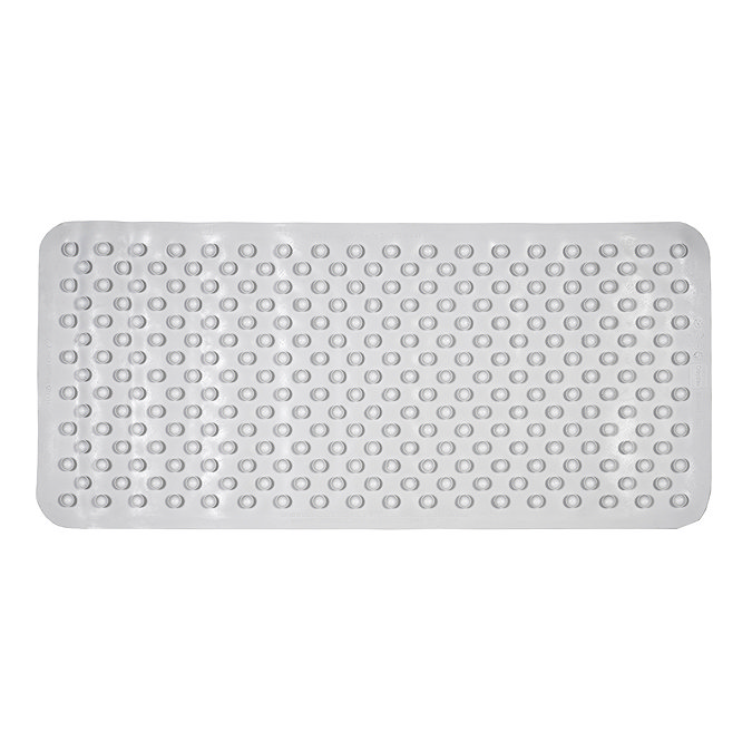 Croydex White Anti-Microbial Rubagrip Small Bath Mat 580 x 340mm