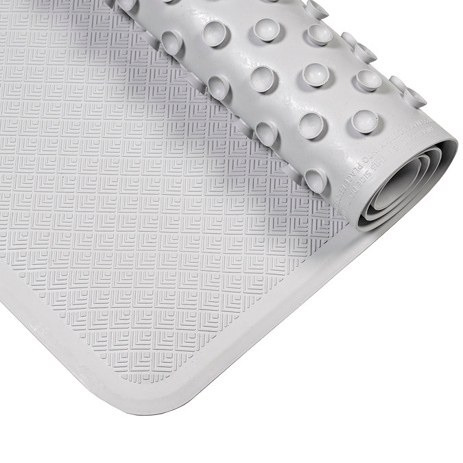 Croydex White Anti-Microbial Rubagrip Small Bath Mat 580 x 340mm