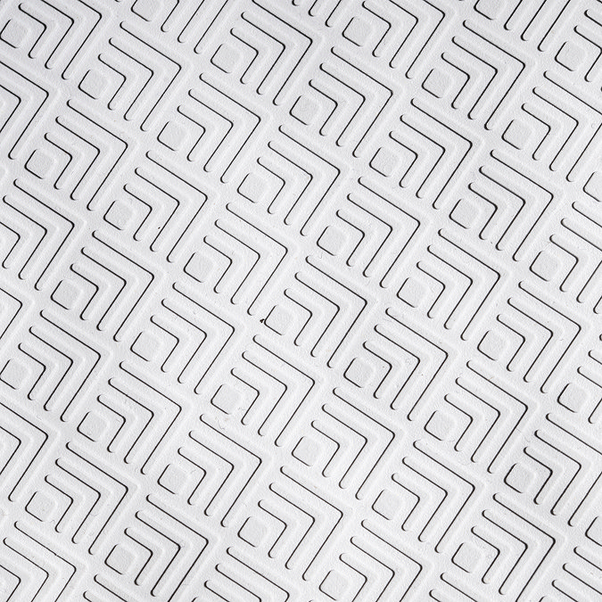 Croydex White Anti-Microbial Rubagrip Small Bath Mat 580 x 340mm