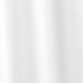 Croydex White Plain PVC Shower Curtain W1800 x H1800mm - AE100022 Medium Image