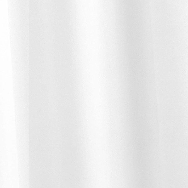 PVC Shower Curtain - Plain White | Victorian Plumbing