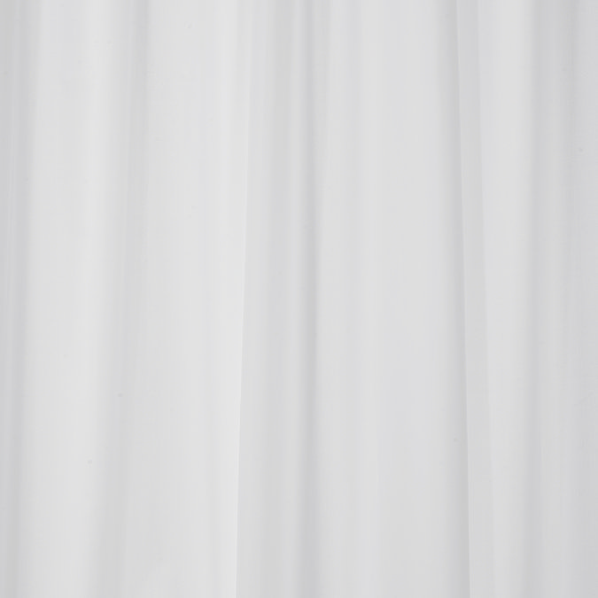 Croydex White Recycled Textile Shower Curtain with Anti-Microbial Protection - W2100 x H2100