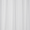 Croydex White Recycled Textile Shower Curtain with Anti-Microbial Protection